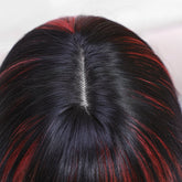 Black Highlight Pink Wig - MARKETPLACE | Brown, Fringe, Synthetic Hair | Milk & Honey Wigs