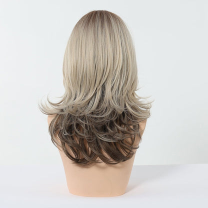 Blonde Layered synthetic layered lace front wig | Milk &amp; Honey Wigs