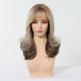Blonde Layered Wig - MARKETPLACE | Brown, Fringe, Synthetic Hair | Milk & Honey Wigs