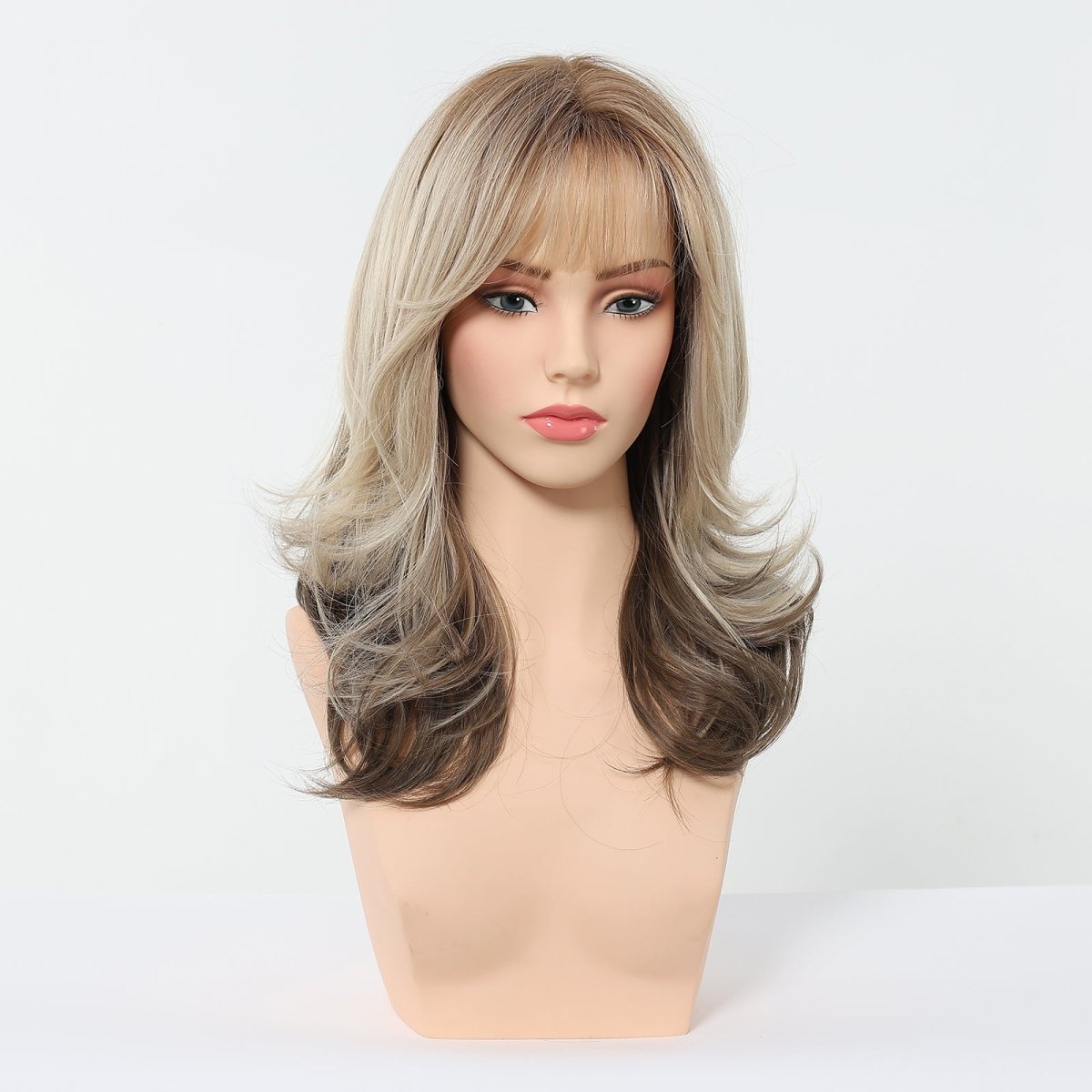 Blonde Layered Wig - MARKETPLACE | Brown, Fringe, Synthetic Hair | Milk &amp; Honey Wigs
