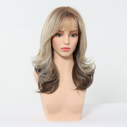 Blonde Layered synthetic layered lace front wig | Milk &amp; Honey Wigs