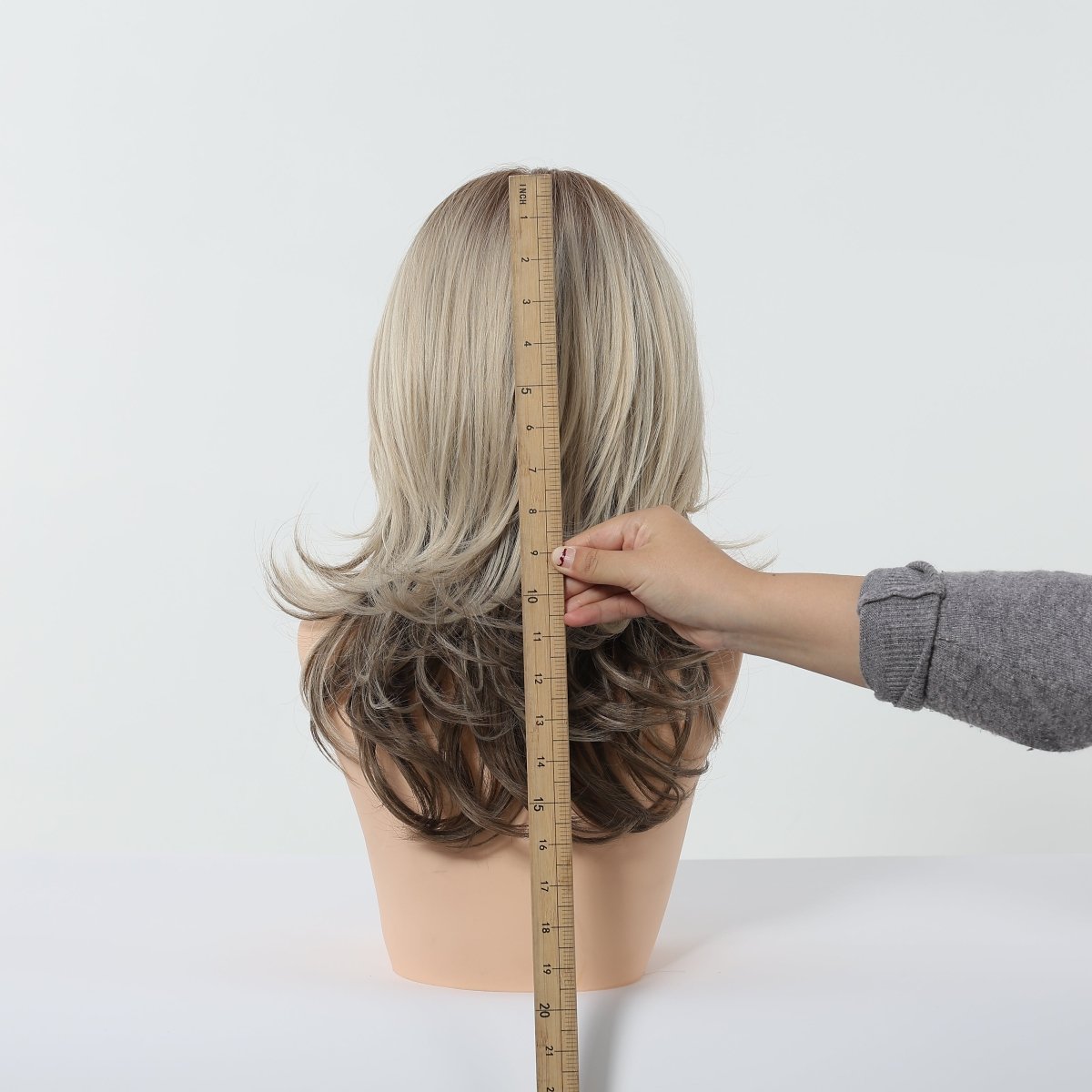 Blonde Layered Wig - MARKETPLACE | Brown, Fringe, Synthetic Hair | Milk &amp; Honey Wigs