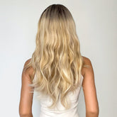 Blonde Ombre Wavy Wig - MARKETPLACE | Blonde, Fringe, Synthetic Hair | Milk & Honey Wigs