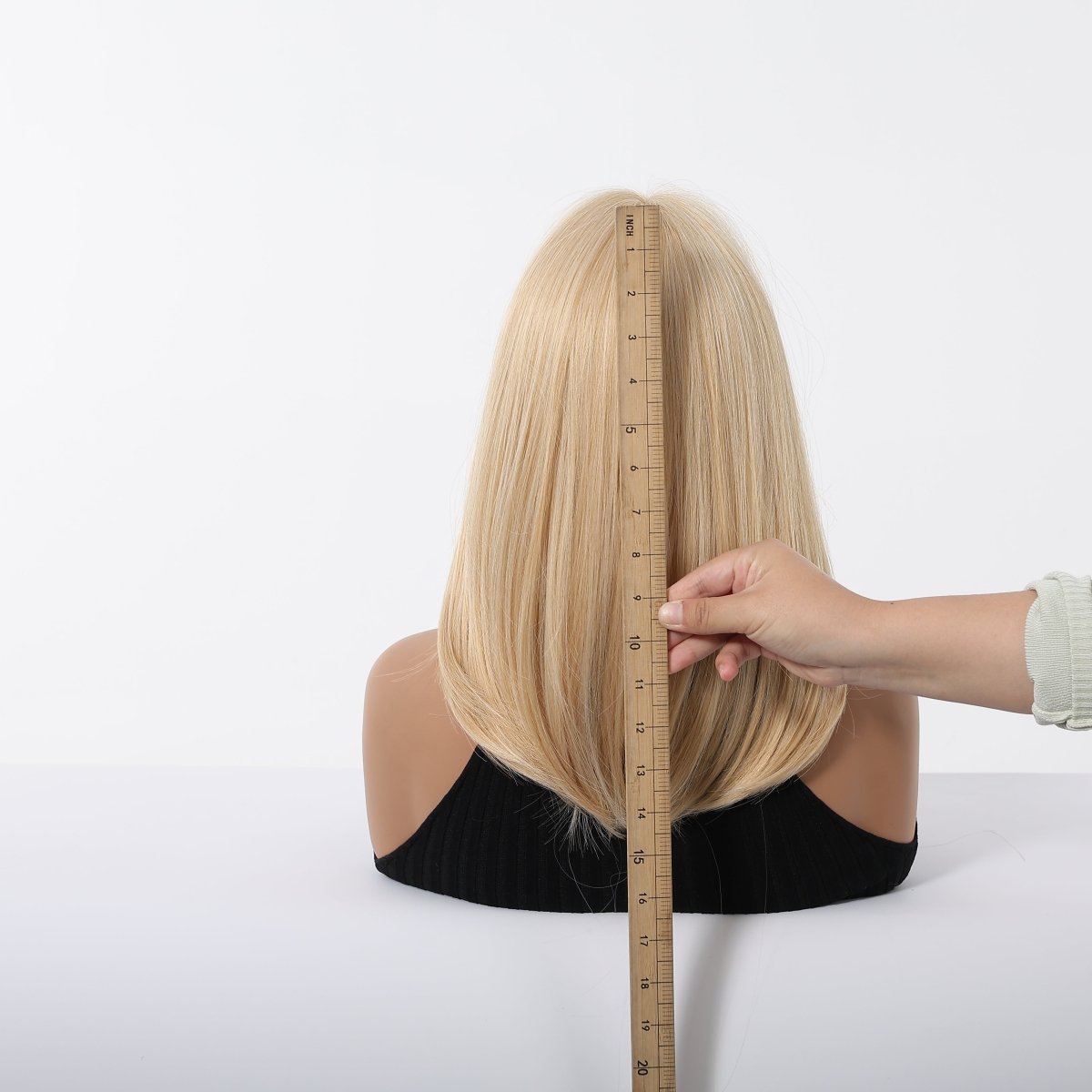 Blonde Straight with Full Fringe Wig- MARKETPLACE | Blonde, Fringe, Synthetic Hair | Milk &amp; Honey Wigs