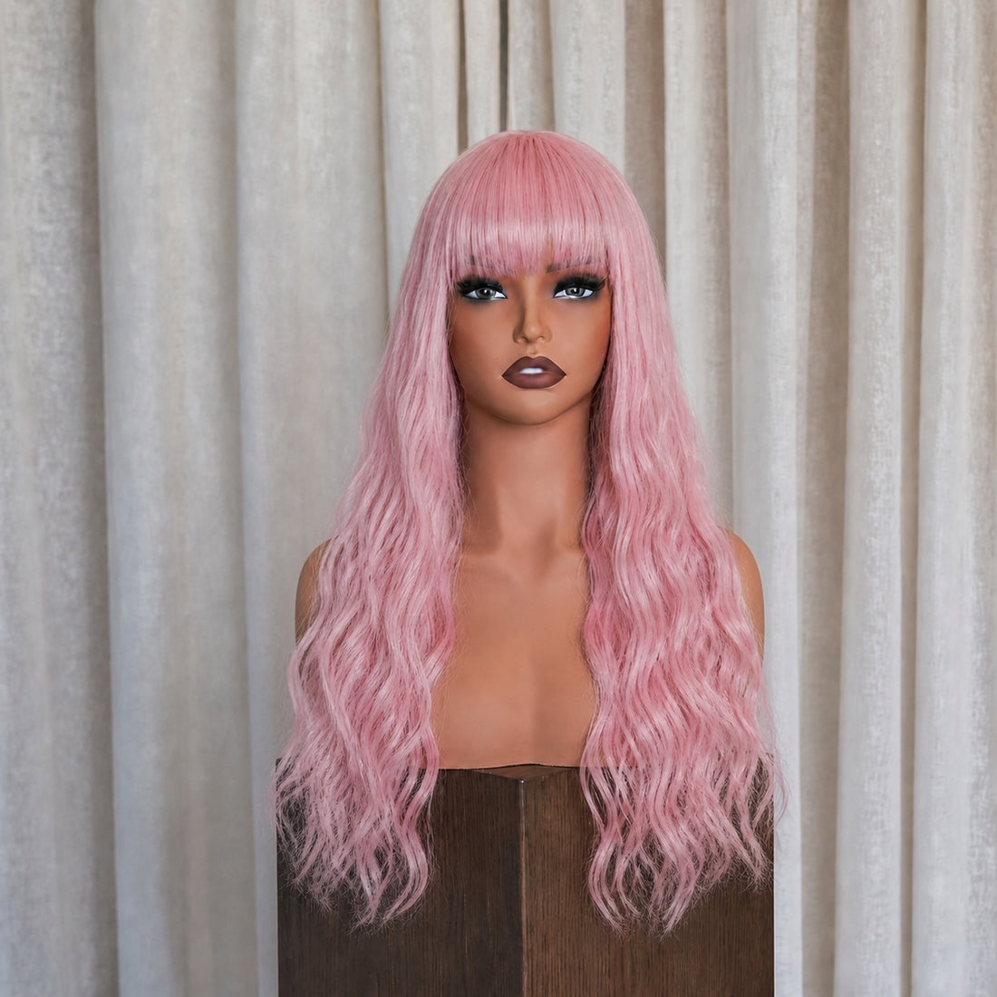 BONNIE - Pink - Fringe Wig