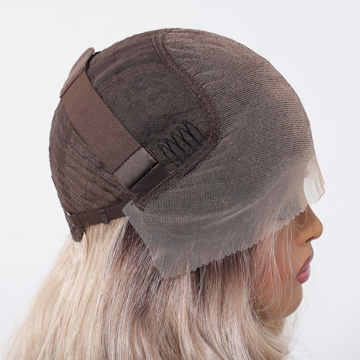 Brown Root Blonde Wavy 13x6 Lace Front Wig - MARKETPLACE | Blonde, 13x6 Lace Front, Synthetic Hair | Milk &amp; Honey Wigs