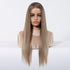 Brown Root Straight 13x6 Lace Front Wig - MARKETPLACE | Brown, 13x6 Lace Front, Synthetic Hair | Milk & Honey Wigs