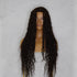 CAMILLA Wet Look Dark Brown Lace Front Wig | Milk & Honey Wigs