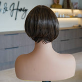 CAMILLE - Brown - Lace Front Wig | Brown, 12 Inch & Shorter, Mono Lace Front, Synthetic Hair | Milk & Honey Wigs