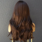 CAPRI - Dark Brown - Fringe Wig | Brown, 24 Inch, Fringe, Synthetic Hair | Milk & Honey Wigs