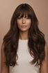 CAPRI - Dark Brown - Fringe Wig | Brown, 24 Inch, Fringe, Synthetic Hair | Milk & Honey Wigs