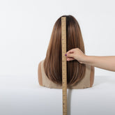 Caramel Brown with Ash Blonde Highlight Wig - MARKETPLACE | Brown, Fringe, Synthetic Hair | Milk & Honey Wigs