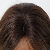 Caramel Brown with Ash Blonde Highlight Wig - MARKETPLACE | Brown, Fringe, Synthetic Hair | Milk & Honey Wigs