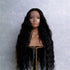 CARDI black synthetic wavy lace front wig | Milk & Honey Wigs