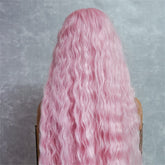 CARDI - Pink - Lace Front Wig | Pink, 28 Inch+, T-Part Lace Front, Synthetic Hair | Milk & Honey Wigs