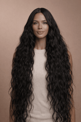CARDI - Black - Lace Front Wig | Black, 28 Inch+, T-Part Lace Front, Synthetic Hair | Milk & Honey Wigs