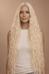 CARDI - Blonde - Lace Front Wig | Blonde, 28 Inch+, T-Part Lace Front, Synthetic Hair | Milk & Honey Wigs