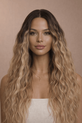 CARDI - Ombre Brown - Lace Front Wig - Milk & Honey Wigs