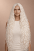 CARDI - White Platinum Blonde - Lace Front Wig - Milk & Honey Wigs