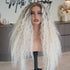 CARLY Ombre Blonde synthetic tight-curl lace front wig | Milk & Honey Wigs