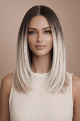 CARMEN - Platinum Blonde - Lace Front Wig - Milk & Honey Wigs