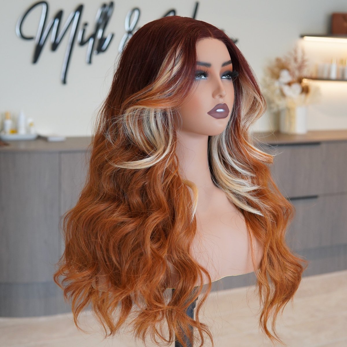 CELESTE Ginger Lace Front Wig - Milk &amp; Honey Wigs