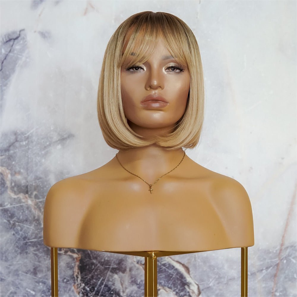 CHANEL Blonde Ombre Fringe Wig | Milk &amp; Honey Wigs