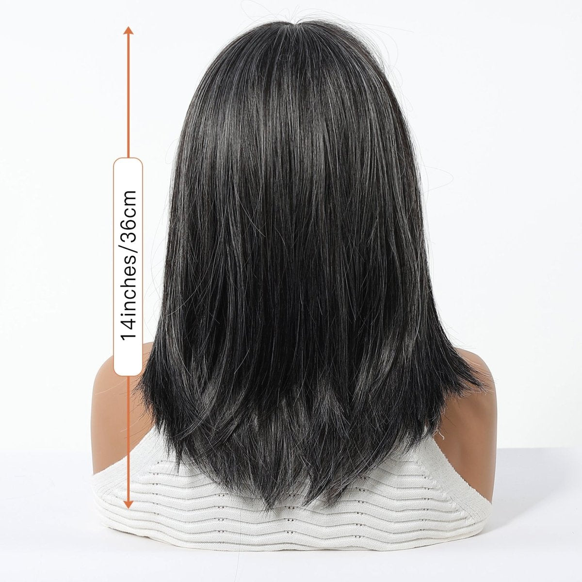 Charcoal Gray Wig - MARKETPLACE | Grey, Fringe, Synthetic Hair | Milk &amp; Honey Wigs
