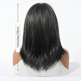 Charcoal Gray Wig - MARKETPLACE | Grey, Fringe, Synthetic Hair | Milk & Honey Wigs