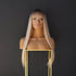 CHARLOTTE ombre platinum blonde synthetic straight fringe wig | Milk & Honey Wigs