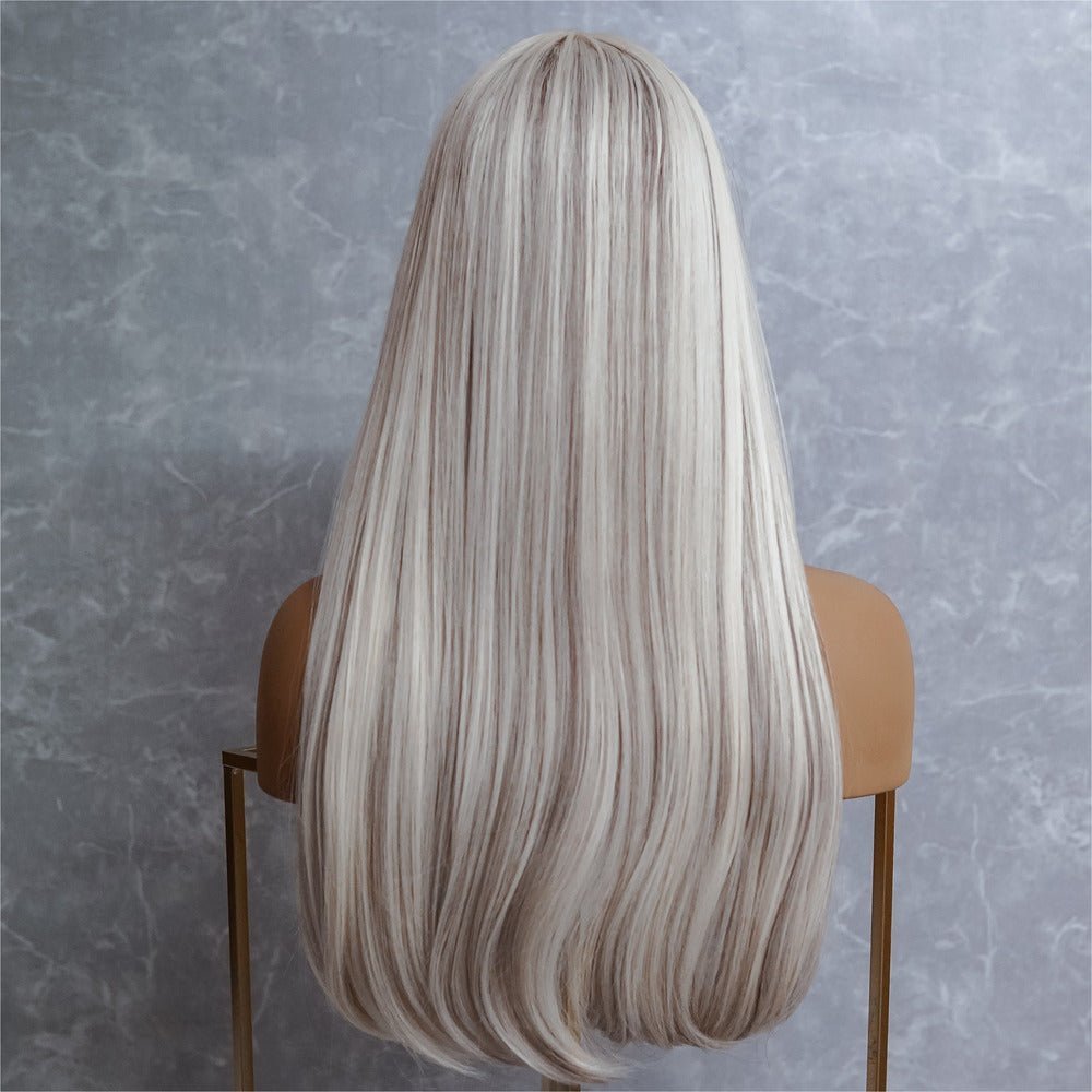 CHASE White Blonde 22" Fringe Wig - Milk &amp; Honey Wigs