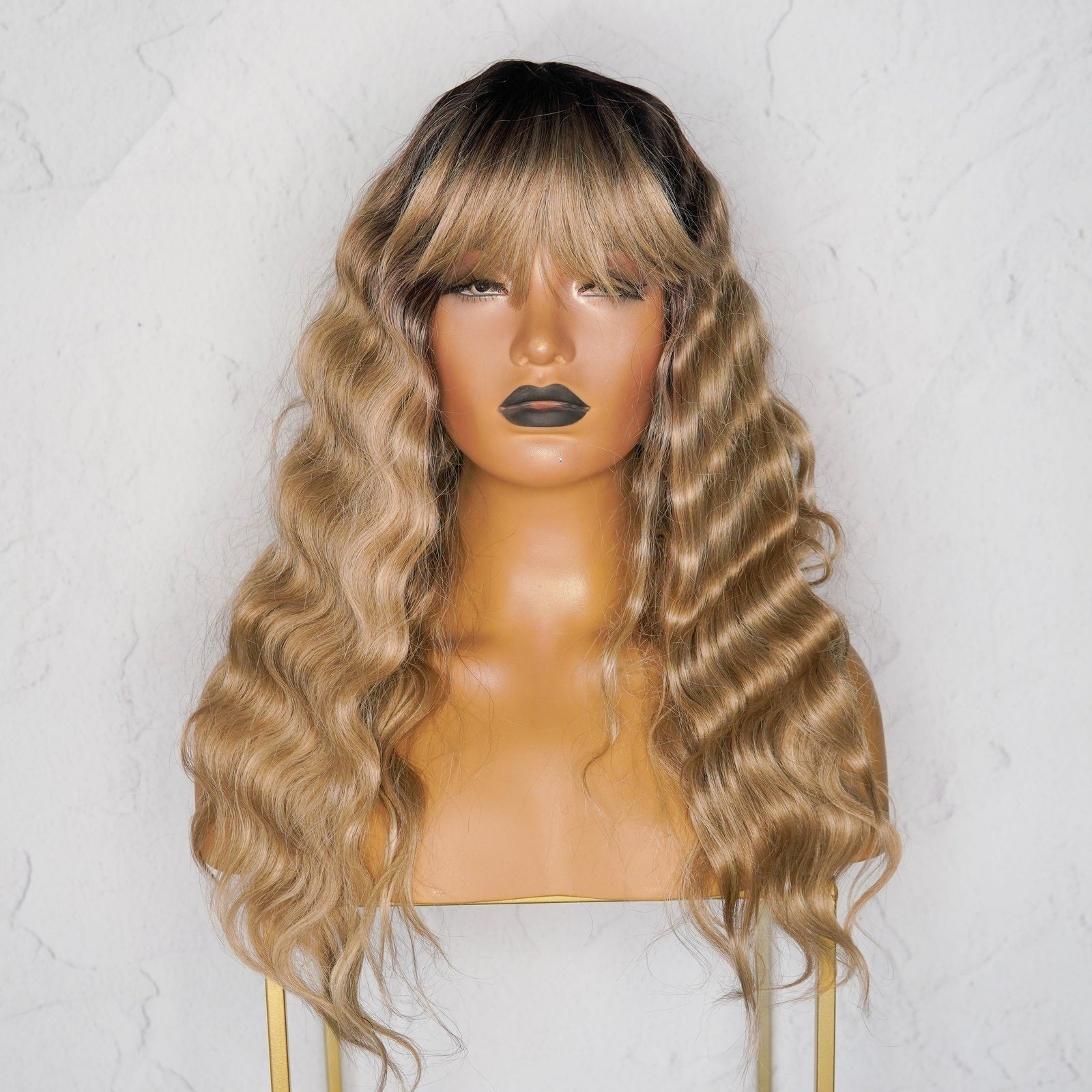CHELSEA Ombre Ash Fringe Wig | Milk &amp; Honey Wigs