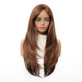 Chestnut Brown Layered Wig - MARKETPLACE | Brown, Fringe, Synthetic Hair | Milk & Honey Wigs