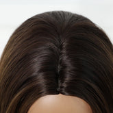 Chestnut Brown Straight Wig - MARKETPLACE | Brown, Fringe, Synthetic Hair | Milk & Honey Wigs