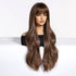 Chestnut Brown with Full Fringe  Wig - MARKETPLACE | Brown, Fringe, Synthetic Hair | Milk & Honey Wigs