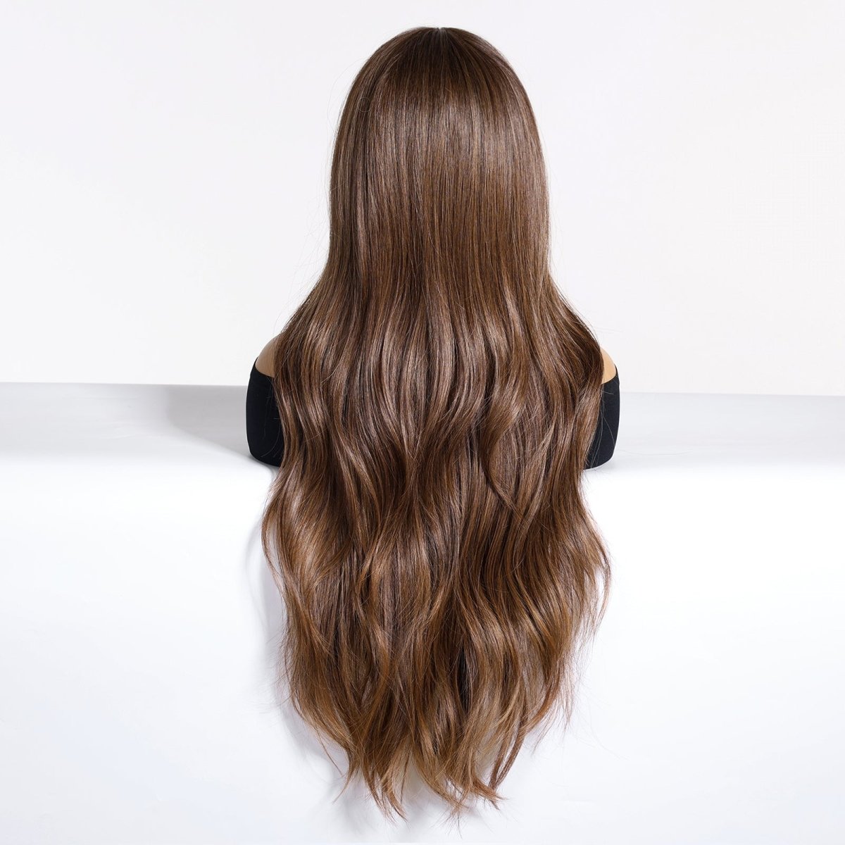 Chestnut Brown with Full Fringe  Wig - MARKETPLACE | Brown, Fringe, Synthetic Hair | Milk &amp; Honey Wigs