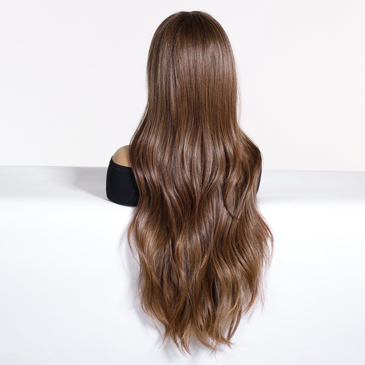 Chestnut Brown with Full Fringe  Wig - MARKETPLACE | Brown, Fringe, Synthetic Hair | Milk &amp; Honey Wigs