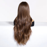 Chestnut Brown with Full Fringe  Wig - MARKETPLACE | Brown, Fringe, Synthetic Hair | Milk & Honey Wigs