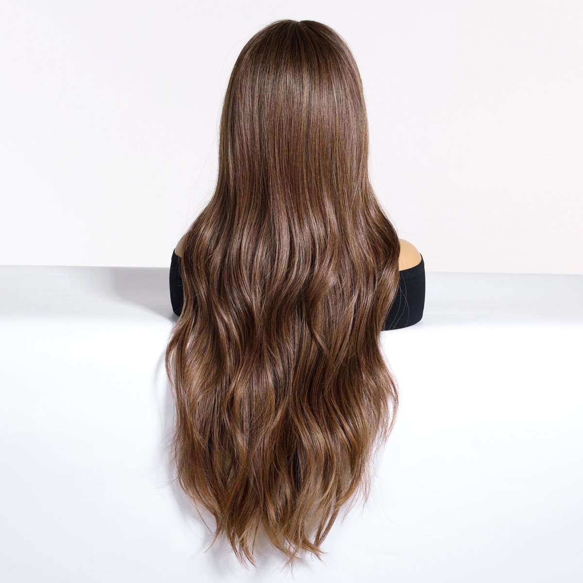 Chestnut Brown with Full Fringe  Wig - MARKETPLACE | Brown, Fringe, Synthetic Hair | Milk &amp; Honey Wigs