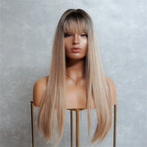 CHICAGO - Blonde Ombre - Fringe Wig | Blonde, 22 Inch, Fringe, Synthetic Hair | Milk & Honey Wigs