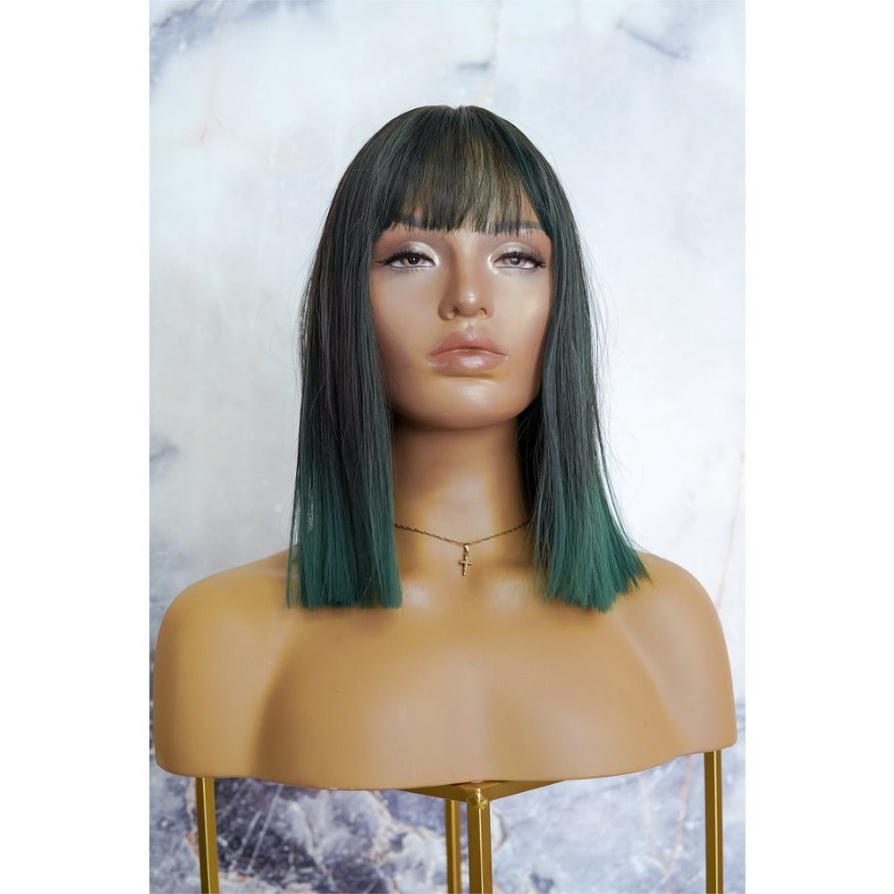 CHLOE Green Fringe Wig | Milk &amp; Honey Wigs