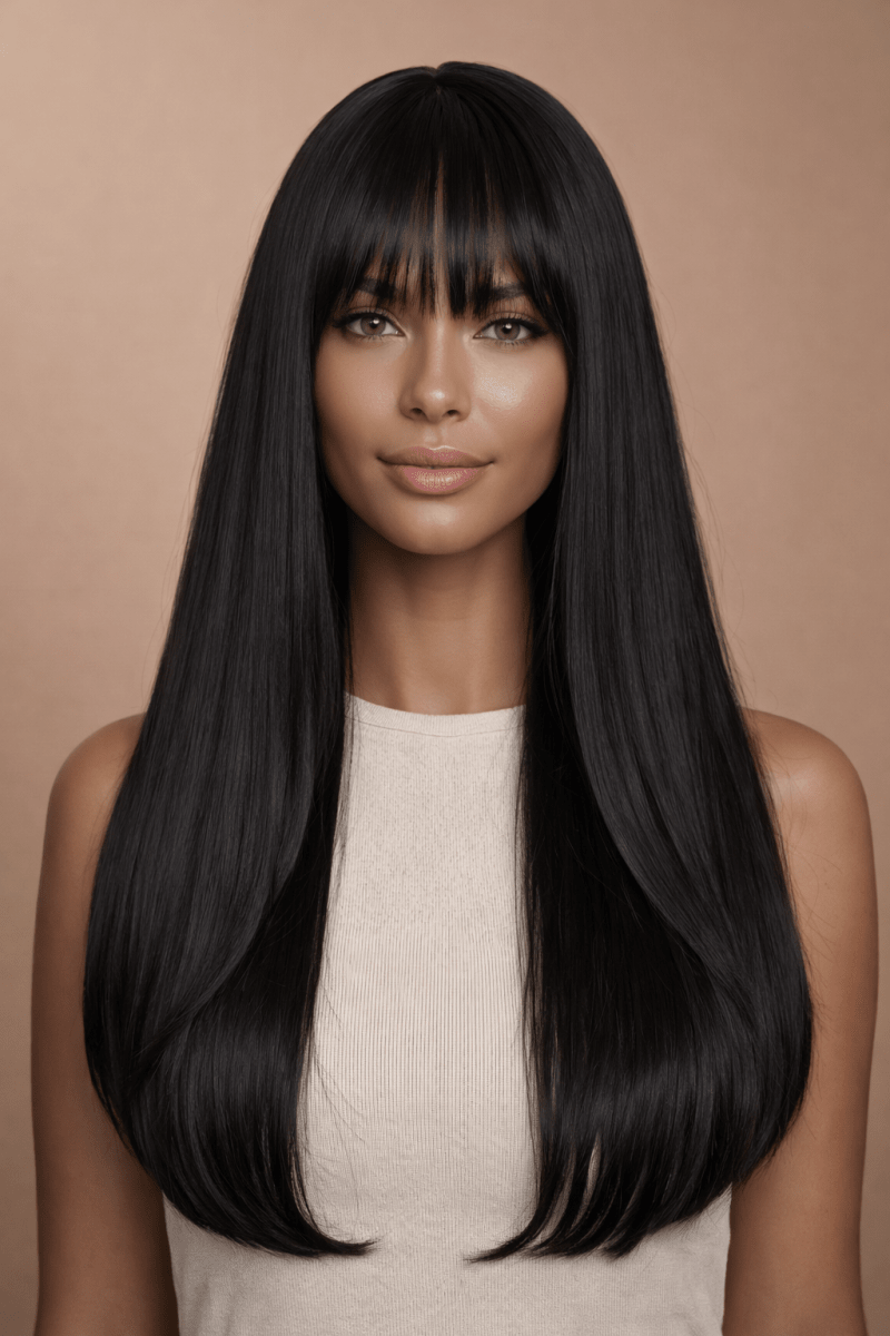 CICI - Black - Fringe Wig - Milk &amp; Honey Wigs
