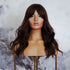 CLAIRE dark brown synthetic natural wave fringe wig | Milk & Honey Wigs