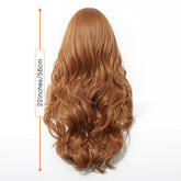 Copper Cinnamon Waves with Blunt Fringe Wig - MARKETPLACE | Ginger, Fringe, Synthetic Hair | Milk & Honey Wigs