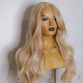 CORI - Sunkissed Blonde - Lace Front Wig | Blonde, 26 Inch, 13x6 Lace Front, Synthetic Hair | Milk & Honey Wigs