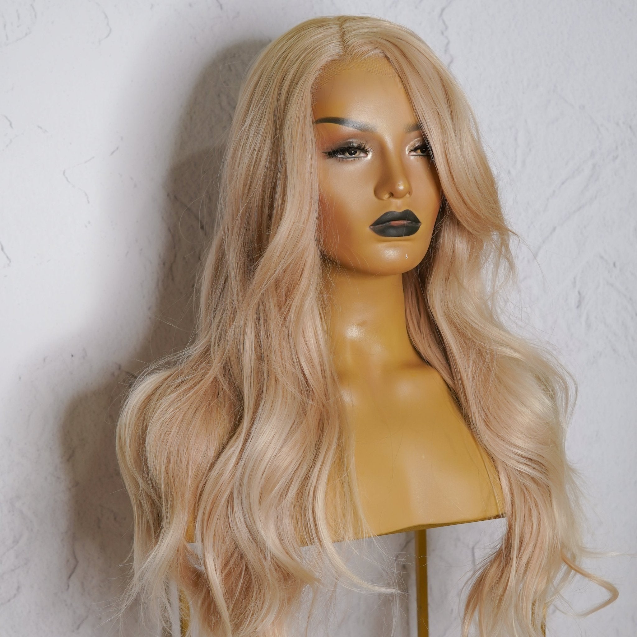 CORI - Sunkissed Blonde - Lace Front Wig | Blonde, 26 Inch, 13x6 Lace Front, Synthetic Hair | Milk &amp; Honey Wigs