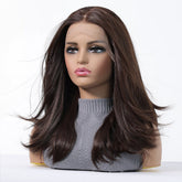 Dark Brown 13x6 Lace Front Wig - MARKETPLACE | Brown, 13x6 Lace Front, Synthetic Hair | Milk & Honey Wigs