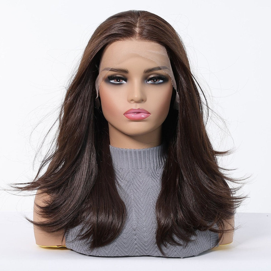 Dark Brown 13x6 Lace Front Wig - MARKETPLACE | Brown, 13x6 Lace Front, Synthetic Hair | Milk &amp; Honey Wigs