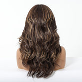 Dark Brown Blonde Highlights Wig - MARKETPLACE | Brown, Fringe, Synthetic Hair | Milk & Honey Wigs