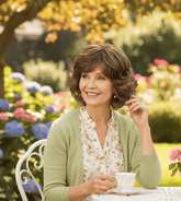 Dark Brown Curl Fringe Wig - MARKETPLACE | Brown, Fringe, Synthetic Hair | Milk & Honey Wigs
